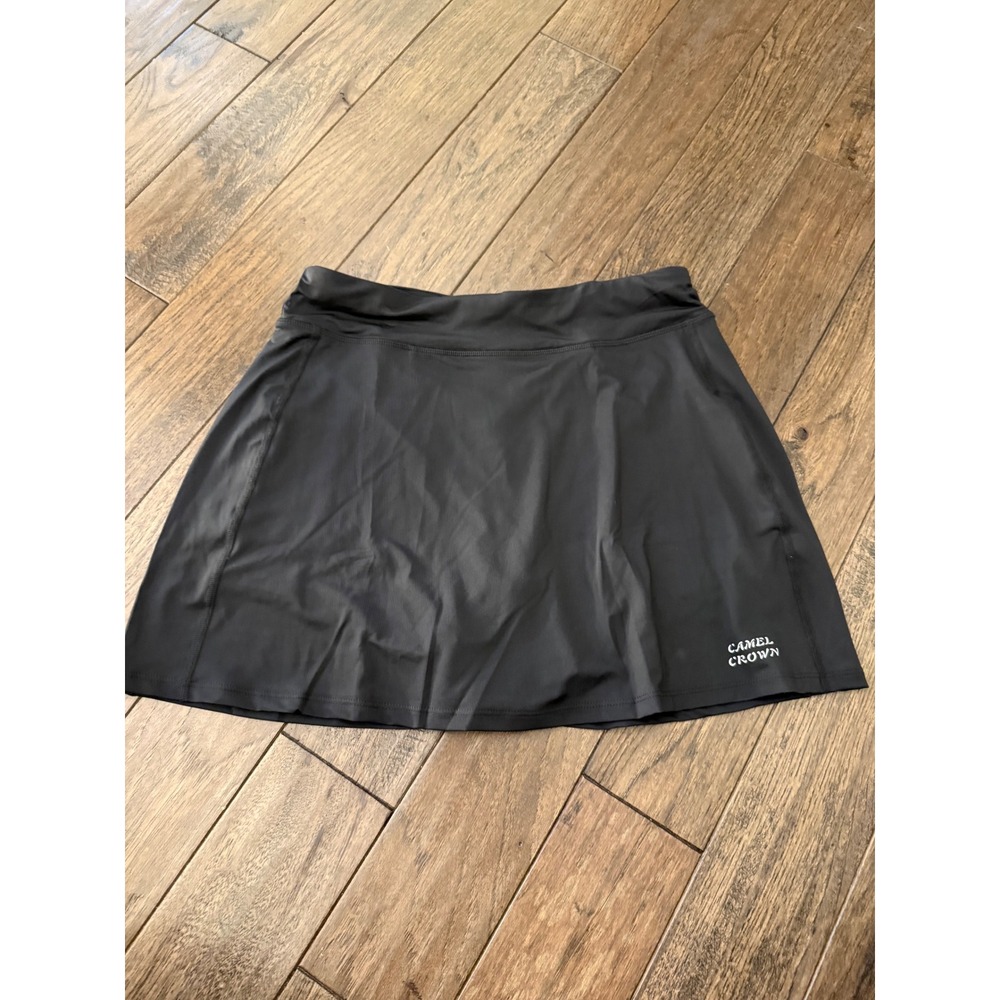 Camel Crown Skort Womens Small Black Athletic Tennis Golf Running Built-in Short
